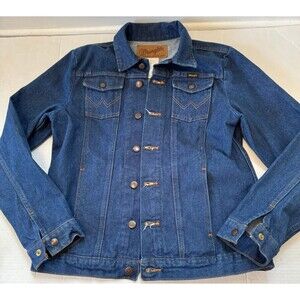 Wrangler Denim Jean Jacket Vintage Authentic Western Women’s Men’s Jacket XL